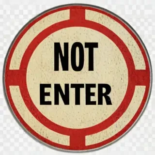do not enter sign png