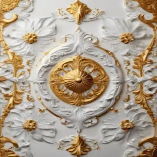 elegant white and gold background