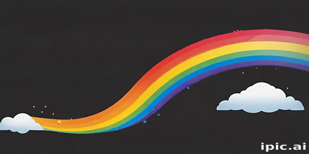 transparent background rainbow clipart