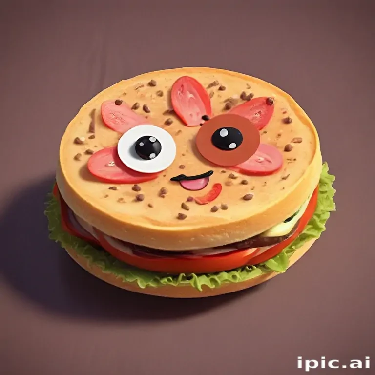 animated food