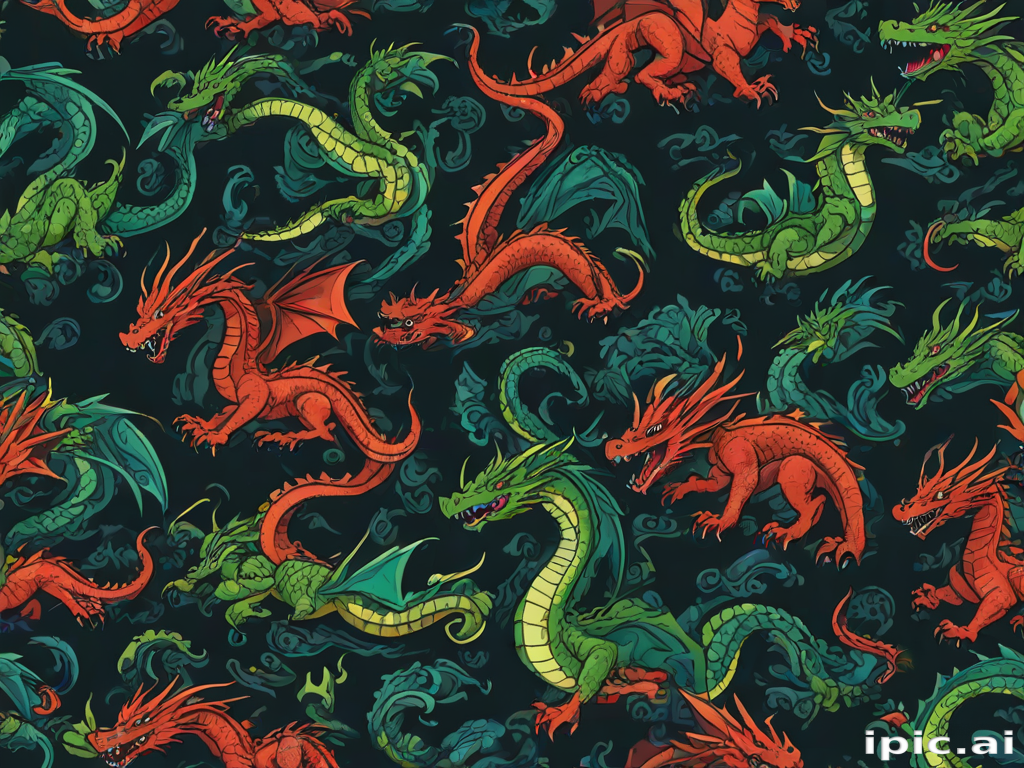 dragons background