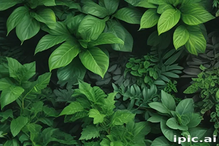 greenery background aesthetic