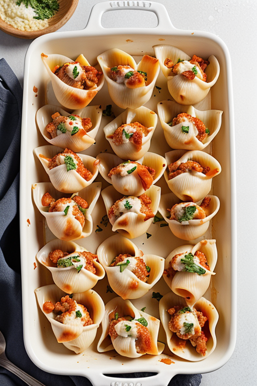 recipe for stuffed shells with meat