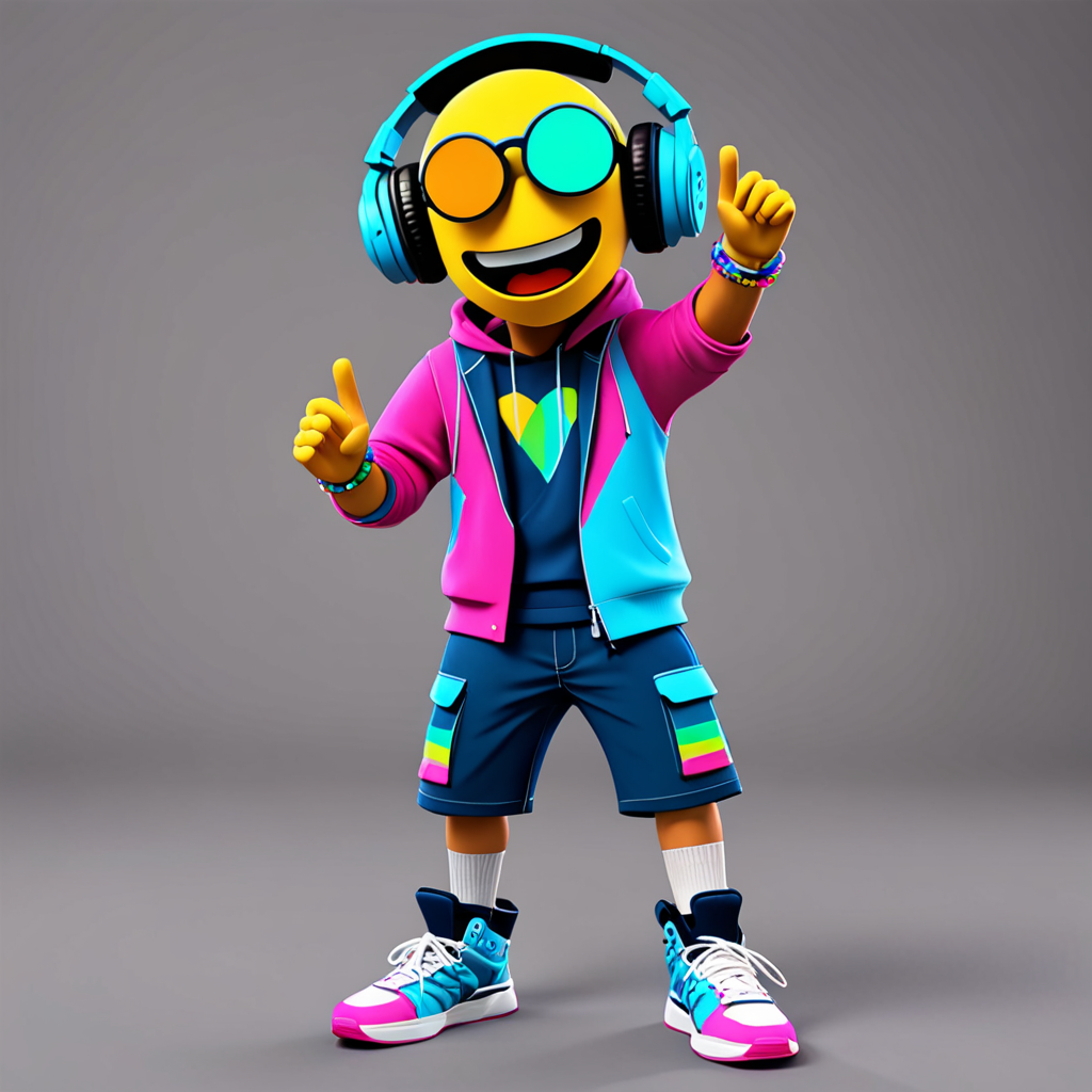 new animation character that loves music who is a raver