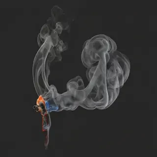 smoke no background