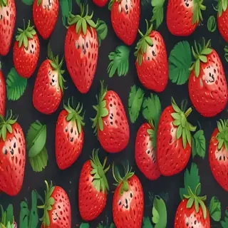 cute strawberry background
