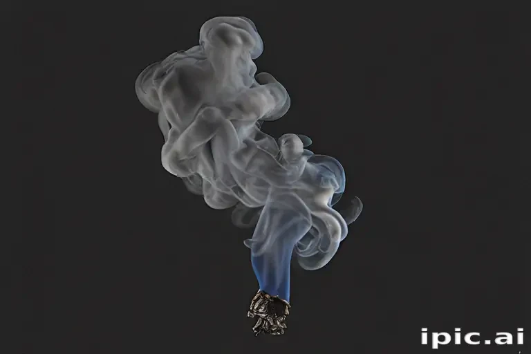 smoke no background