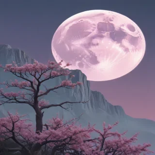 pastel aesthetic moon wallpaper