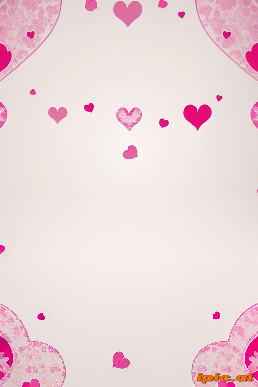 Lovely Pink Hearts Background Perfect for Celebrating Love and Affection