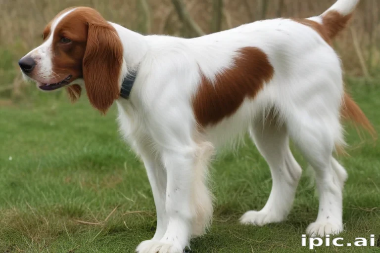 irish red and white setter