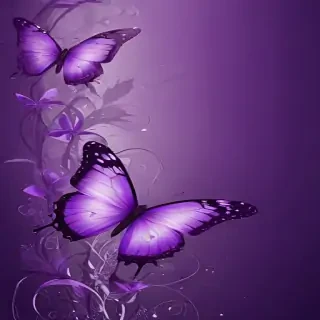 purple butterfly background