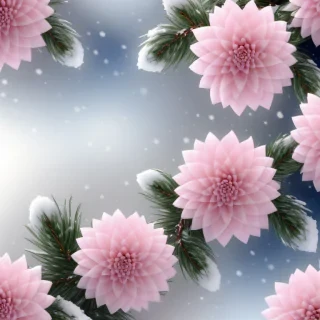 winter flower wallpaper background