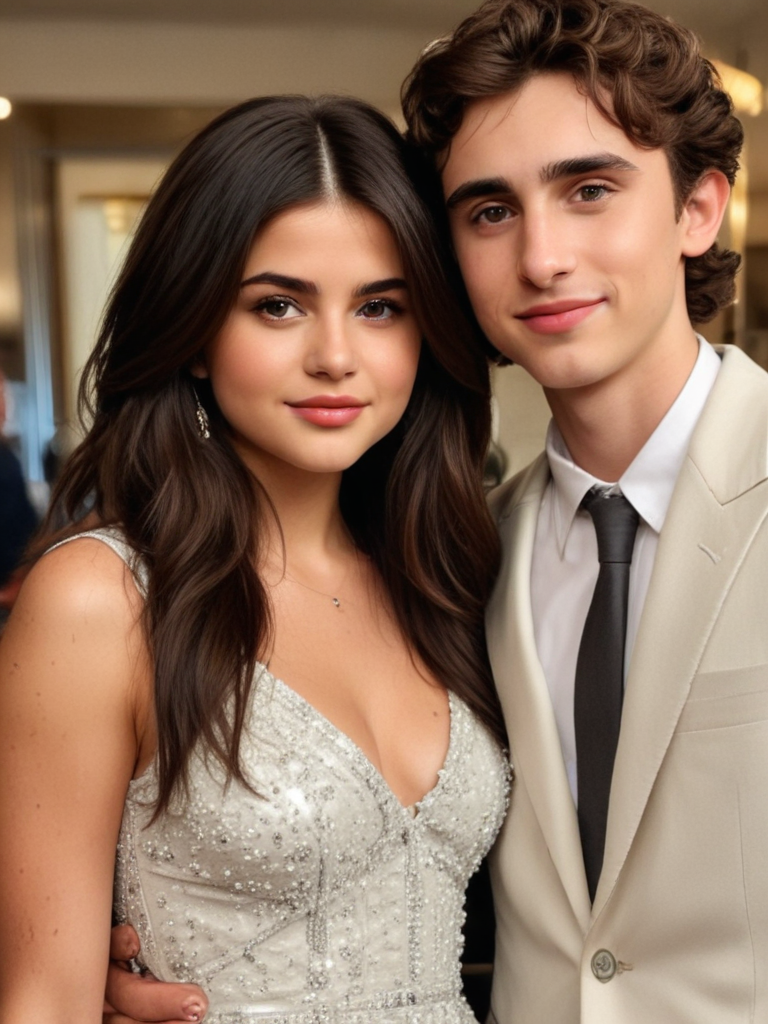selena gomez and timothee chalamet