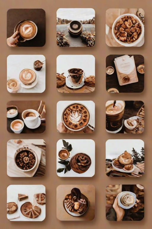 aesthetics brown instagram highlight icons
