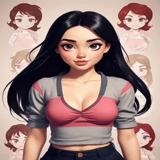 cartoon girs
