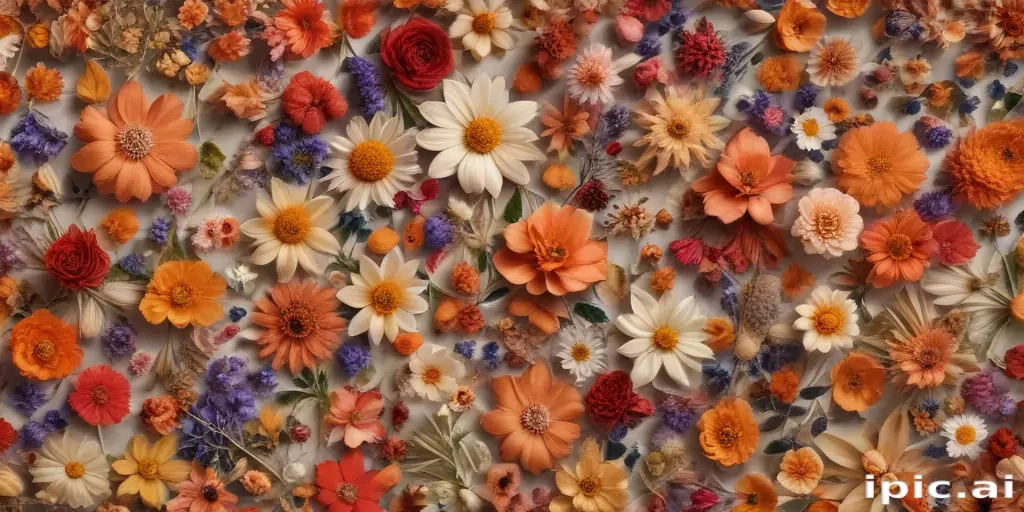 dried flowers png