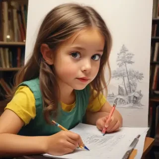 kids drawing