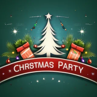 christmas party background