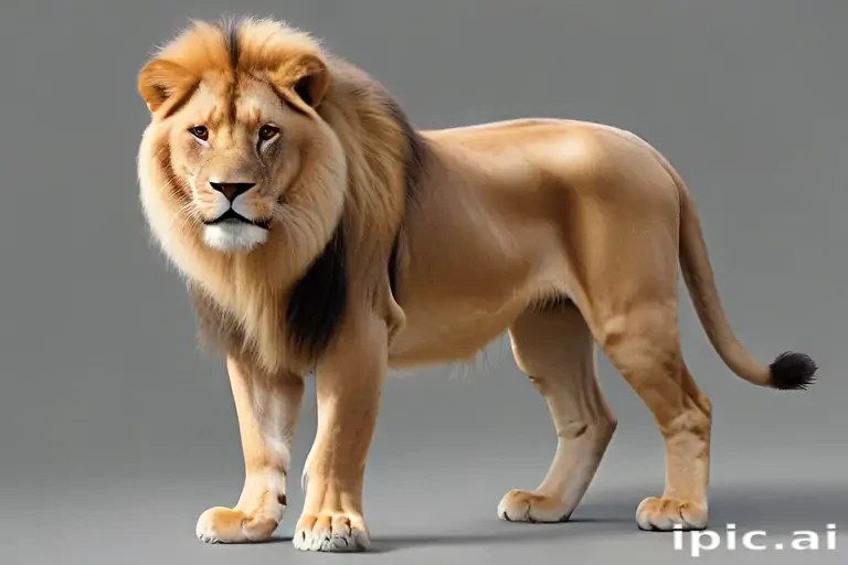 transparent lion