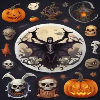 halloween stickers png