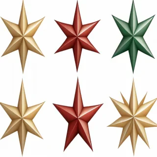 christmas stars clip art
