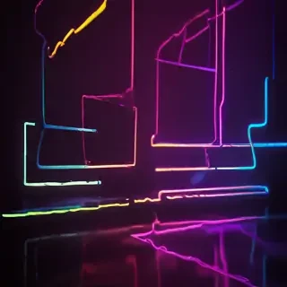 neon back ground