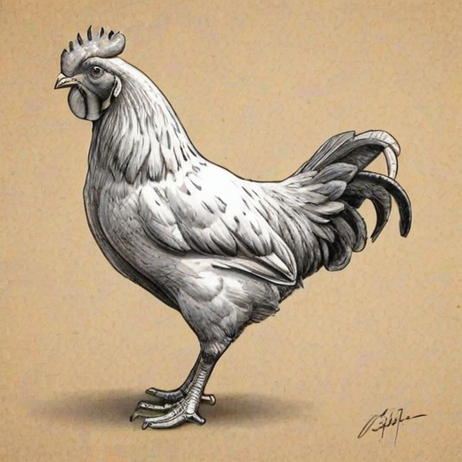 chicken drawing
