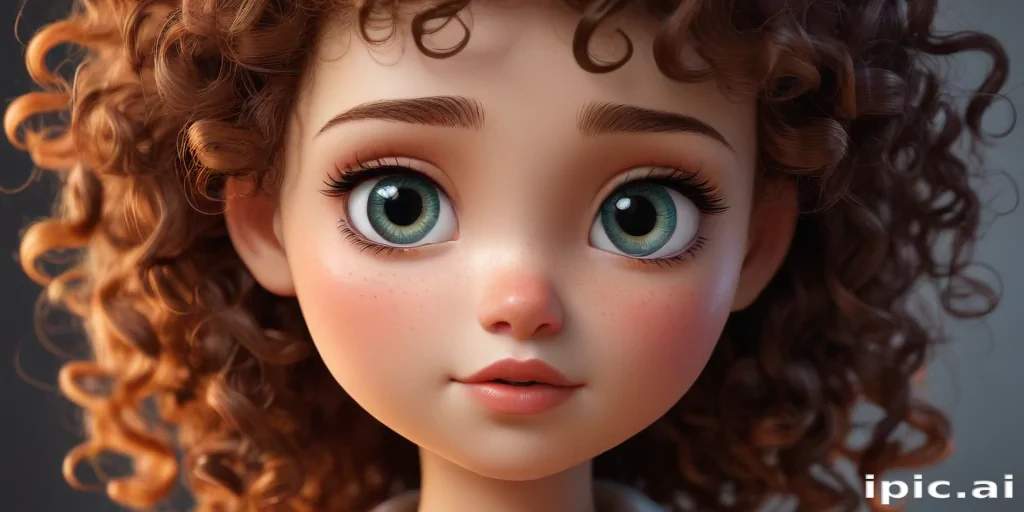 cartoon characters with curly hair