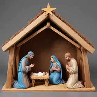free christmas nativity scene