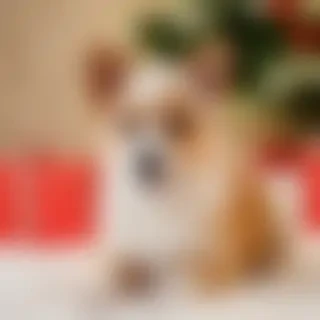 cute christmas dog wallpaper