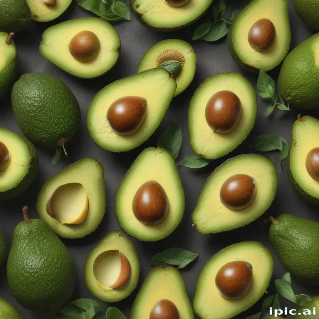 avocado drawing