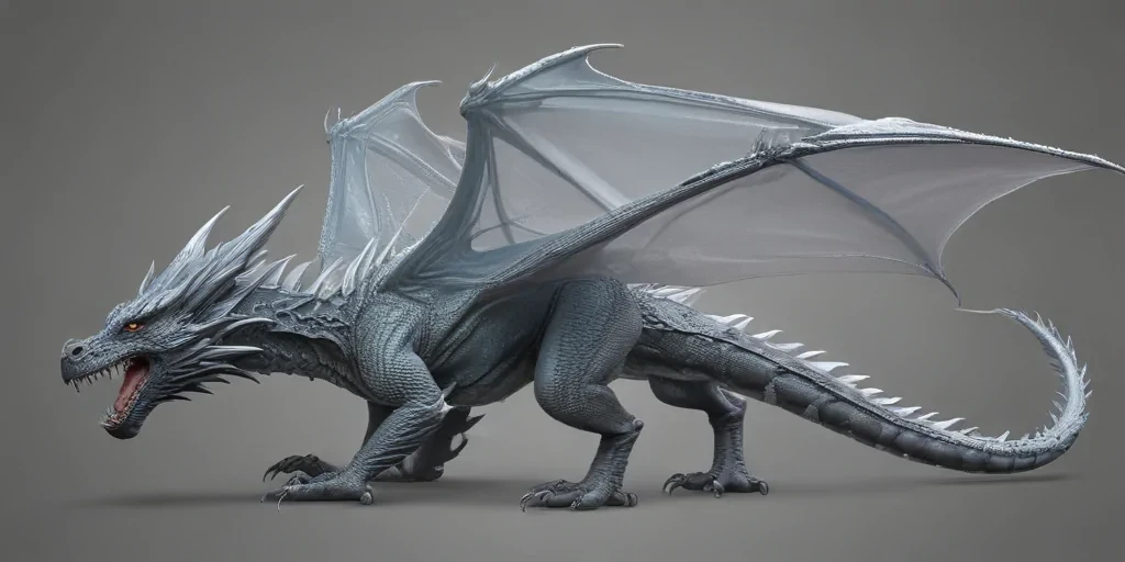transparent dragon