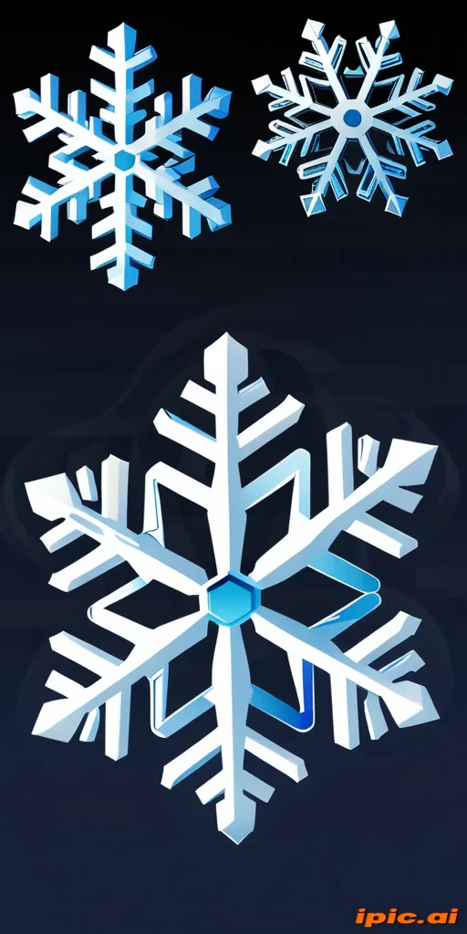 snowflake clipart with transparent background