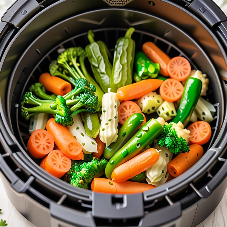how long to cook frozen veggies in air fryer