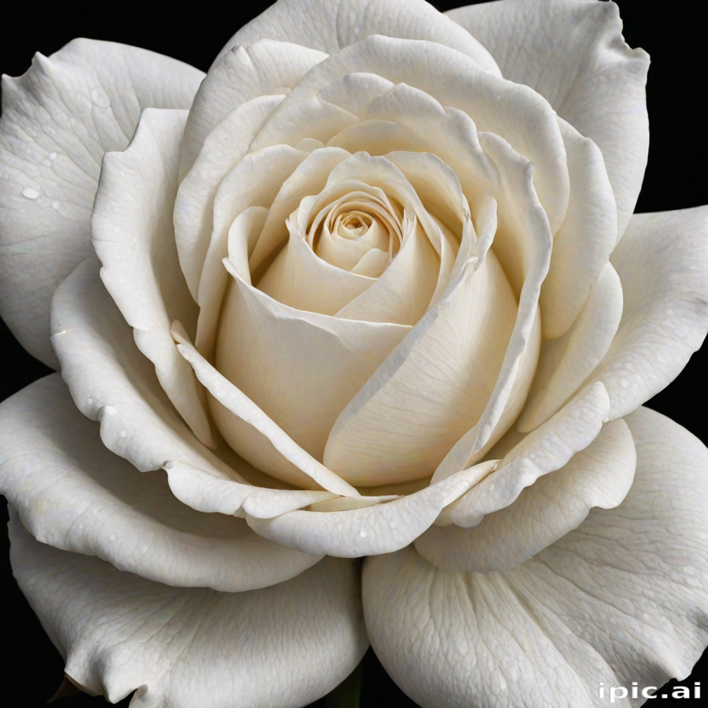 white rose on black