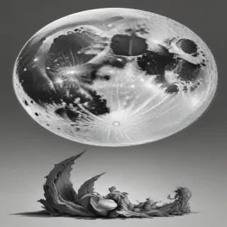 moon sketch