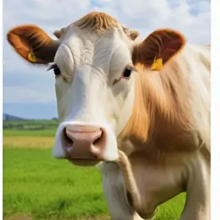 transparent cow
