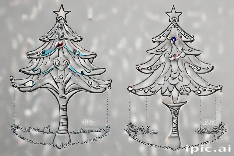 christmas outline