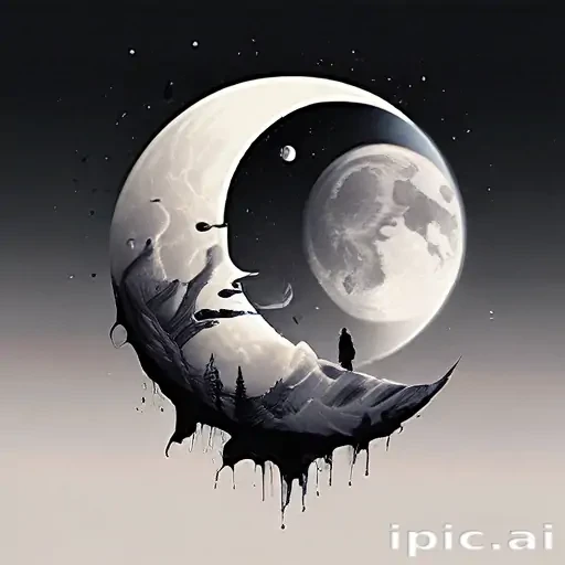 aesthetic moon drawings