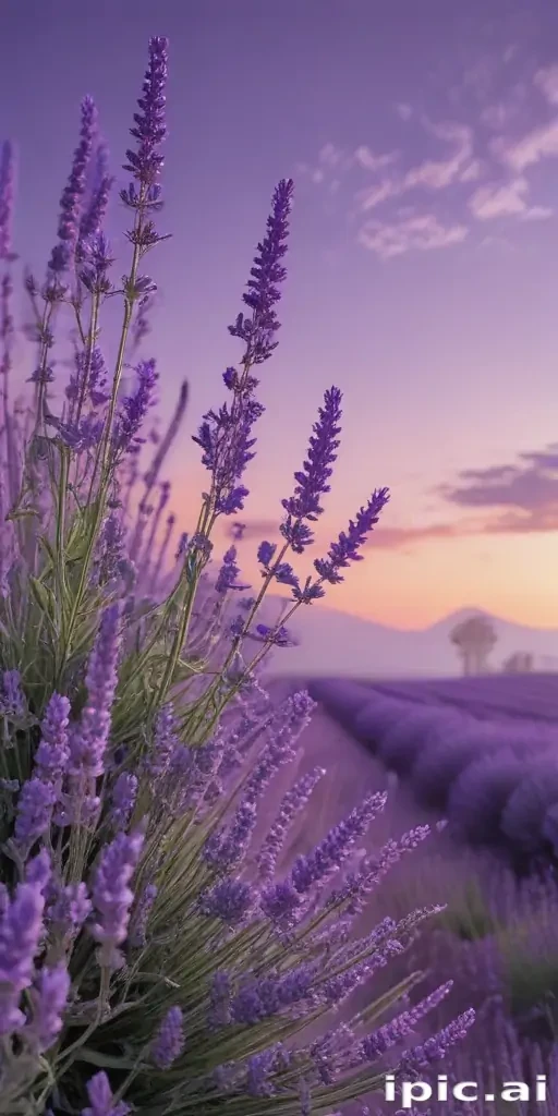 aesthetic lavender wallpaper