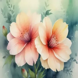 watercolor flower background
