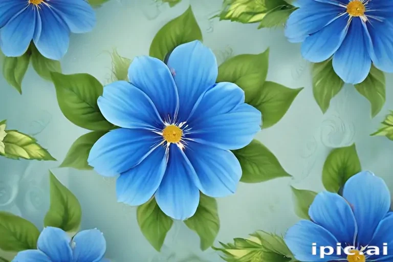 background blue flower