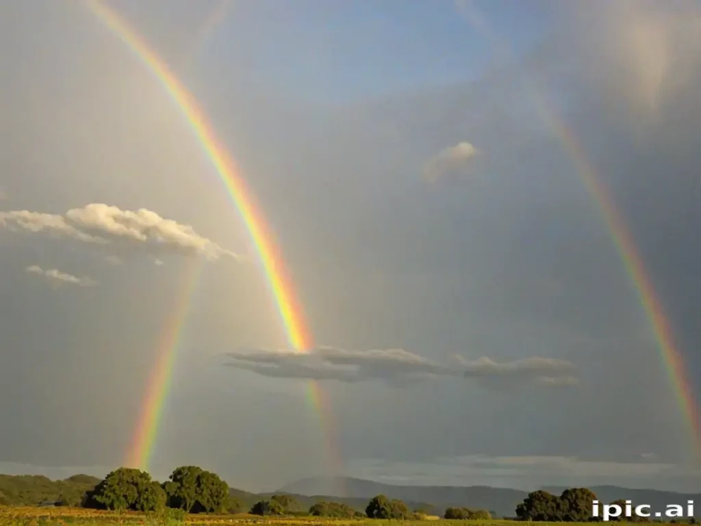 rainbow back round