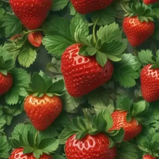 strawberry wallpaper aesthetic