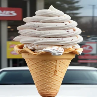 ice cream cone photo