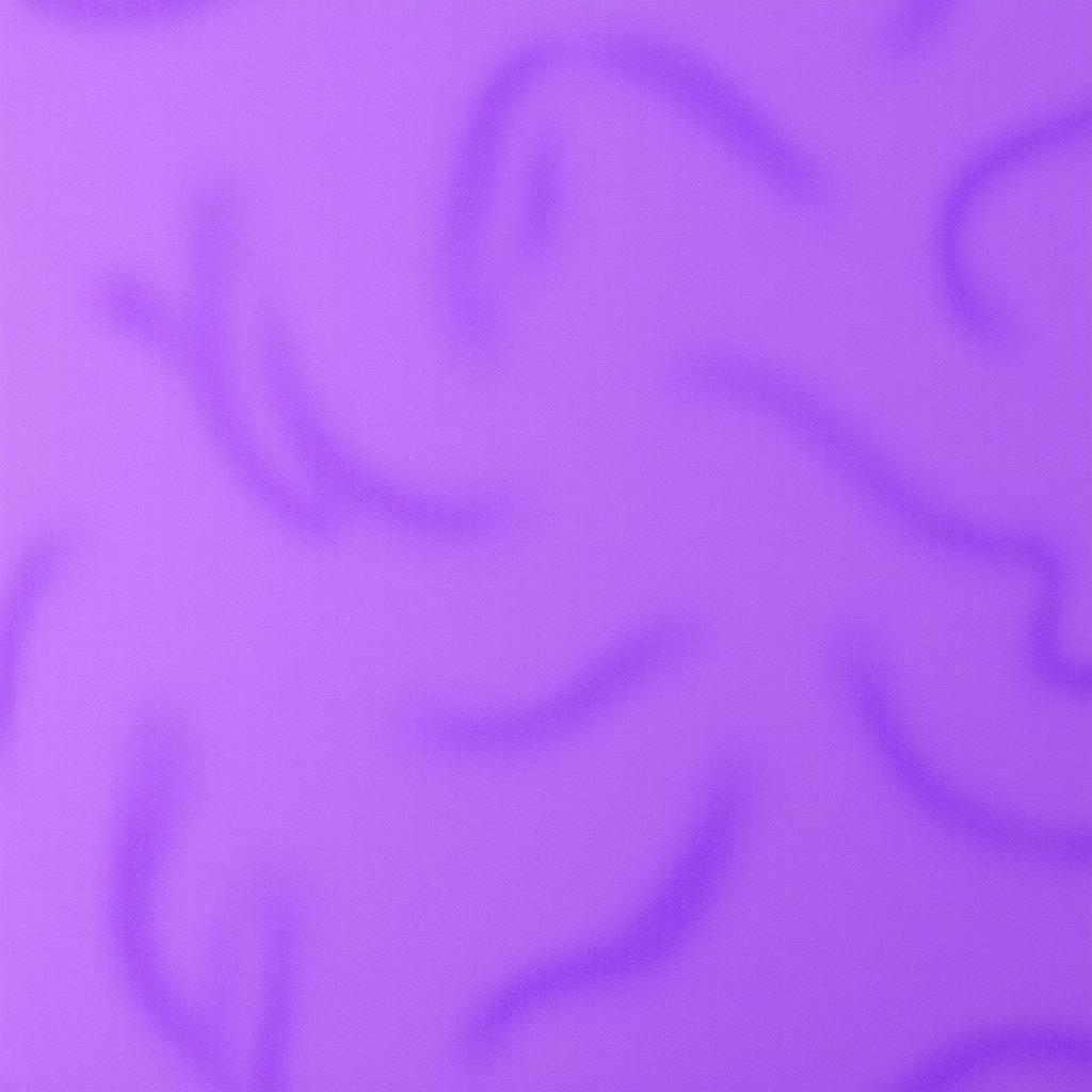 Create a seamless abstract texture with shades of purple, using a Canon EOS R5 with a 50mm lens, aperture f/1.8, ISO 100, shooting in RAW format, top-down view for a flat and smooth appearance.