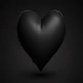 black heart pic