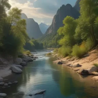 background river