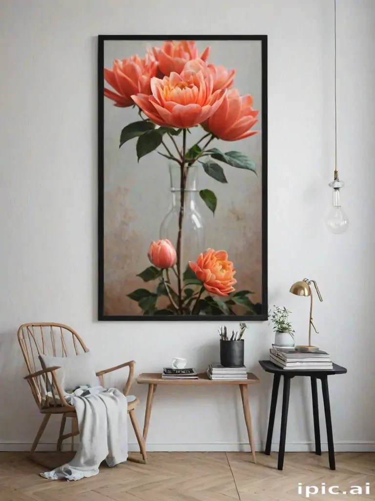 mockup wall art