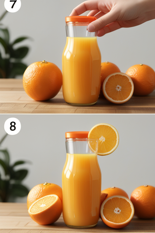 how long is orange juice good for once opened